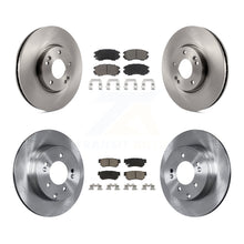 Charger l'image dans la galerie, Front Rear Disc Brake Rotors And Ceramic Pads Kit For Hyundai Sonata 3.3L