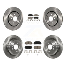 Charger l'image dans la galerie, [Front+Rear] 2019-2022 Honda Passport Premium OE Brake Rotors &amp; Ceramic Pads Kit For Max Braking