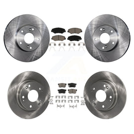 Front Rear Disc Brake Rotors And Ceramic Pads Kit For Honda Civic Acura ILX