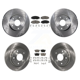[Front+Rear] 2014-2015 Honda Civic Touring Premium OE Brake Rotors & Ceramic Pads Kit For Max Braking