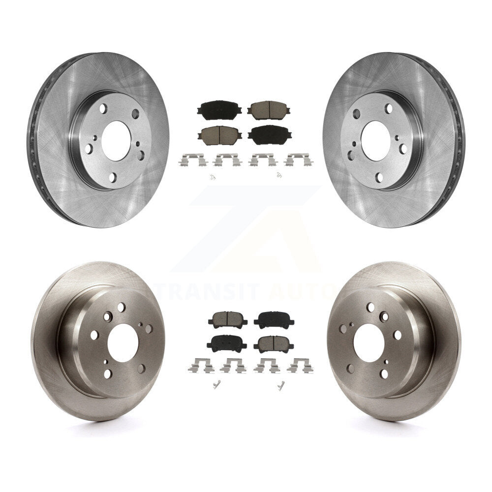 [Front+Rear] 2005-2006 Toyota Camry Base/LE Premium OE Brake Kit & Ceramic Pads For Max Braking