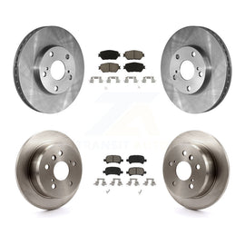 [Front+Rear] 2005-2006 Toyota Camry Base/LE Premium OE Brake Rotors & Ceramic Pads Kit For Max Braking