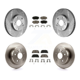 [Front+Rear] 2005-2006 Toyota Camry Base/LE Premium OE Brake Rotors & Ceramic Pads Kit For Max Braking