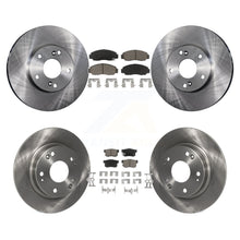 Charger l'image dans la galerie, Front Rear Disc Brake Rotors And Ceramic Pads Kit For Acura CSX