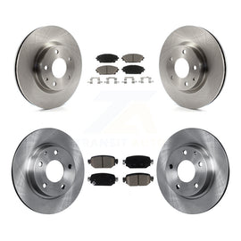 [Front+Rear] 2019-2021 Mazda CX-3 AWD Premium OE Brake Rotors & Ceramic Pads Kit For Max Braking