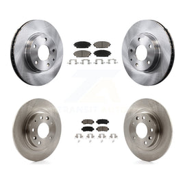 [Front+Rear] 2016-2018 Mazda CX-3 FWD Premium OE Brake Rotors & Ceramic Pads Kit For Max Braking