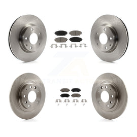 [Front+Rear] 2016-2018 Mazda CX-3 AWD Premium OE Brake Rotors & Ceramic Pads Kit For Max Braking