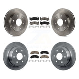 Front Rear Disc Brake Rotors And Ceramic Pads Kit For Chevrolet Avalanche 1500