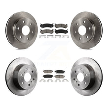 Charger l'image dans la galerie, Front Rear Disc Brake Rotors And Ceramic Pads Kit For Chevrolet Silverado 1500