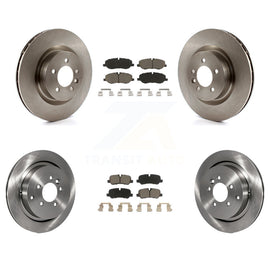 Front Rear Brake Rotor & Ceramic Pad Kit For Land Rover Range Sport Supercharged