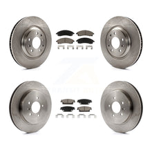 Charger l'image dans la galerie, Front Rear Disc Brake Rotors And Ceramic Pad Kit For 2006-2007 Cadillac CTS Base