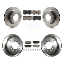 Load image into Gallery viewer, Front Rear Disc Brake Rotors Ceramic Pad Kit For Toyota Land Cruiser Lexus LX570