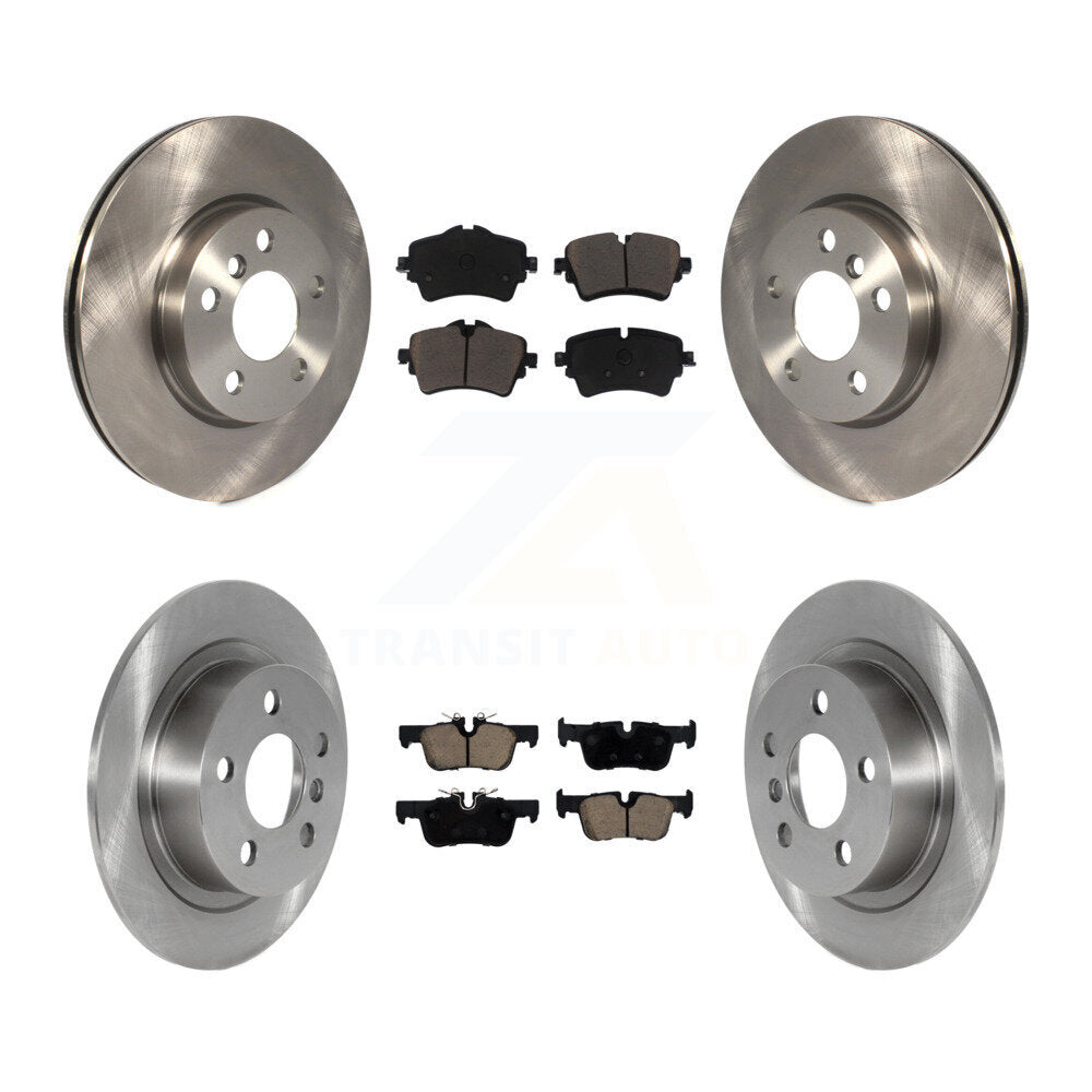 Front Rear Disc Brake Rotors And Ceramic Pads Kit For Mini Cooper Clubman