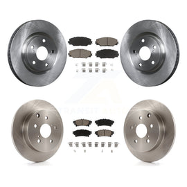 [Front+Rear] 2016-2020 Toyota Mirai Premium OE Brake Rotors & Ceramic Pads Kit For Max Braking