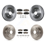 [Front+Rear] 2016-2020 Toyota Mirai Premium OE Brake Rotors & Ceramic Pads Kit For Max Braking