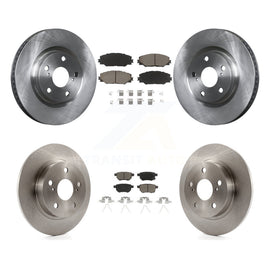 [Front+Rear] 2011-2016 Scion tC Premium OE Brake Rotors & Ceramic Pads Kit For Max Braking
