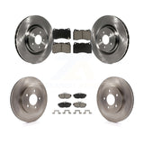Front Rear Disc Brake Rotors And Ceramic Pads Kit For Ford Mustang