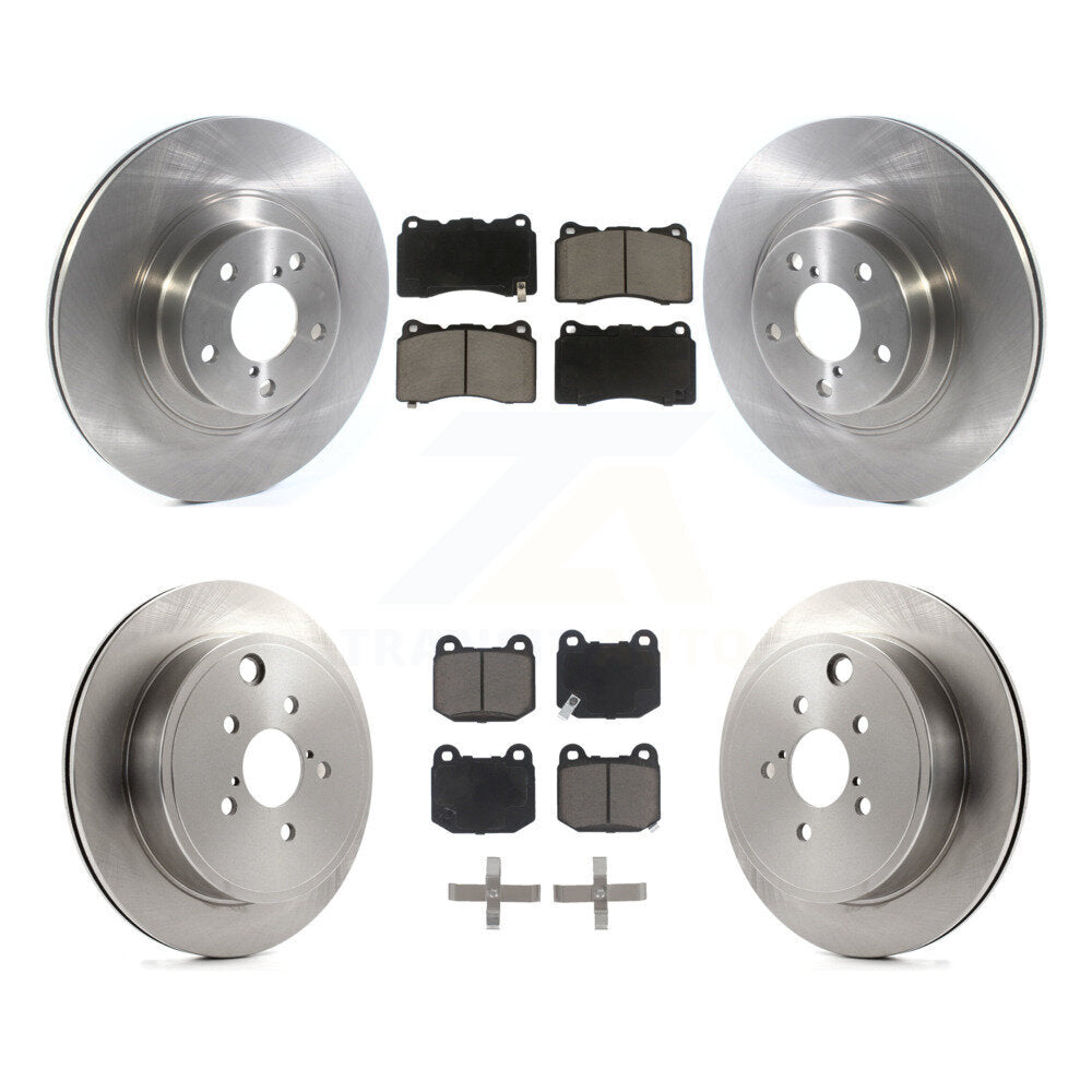 Front Rear Brake Rotors Ceramic Pad Kit For 2019 Toyota 86 Without Brembo Brakes