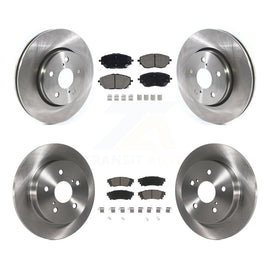 Kit de rotors de frein à disque avant et arrière et plaquettes en céramique pour Toyota C-HR 2018 