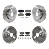 [Front+Rear] 2018 Toyota C-HR Premium OE Brake Rotors & Ceramic Pads Kit For Max Braking