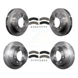 Front Rear Brake Rotors Ceramic Pad Kit For Chevrolet Silverado 2500 HD GMC 3500