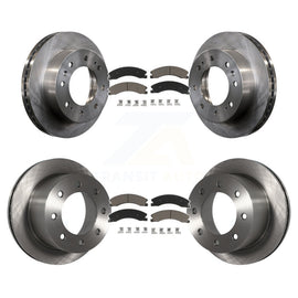 Kit de plaquettes de frein en céramique, Rotors de frein à disque avant et arrière, pour Chevrolet Silverado 3500 HD GMC 