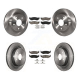 Front Rear Disc Brake Rotors And Ceramic Pads Kit For Dodge Durango Ram 1500
