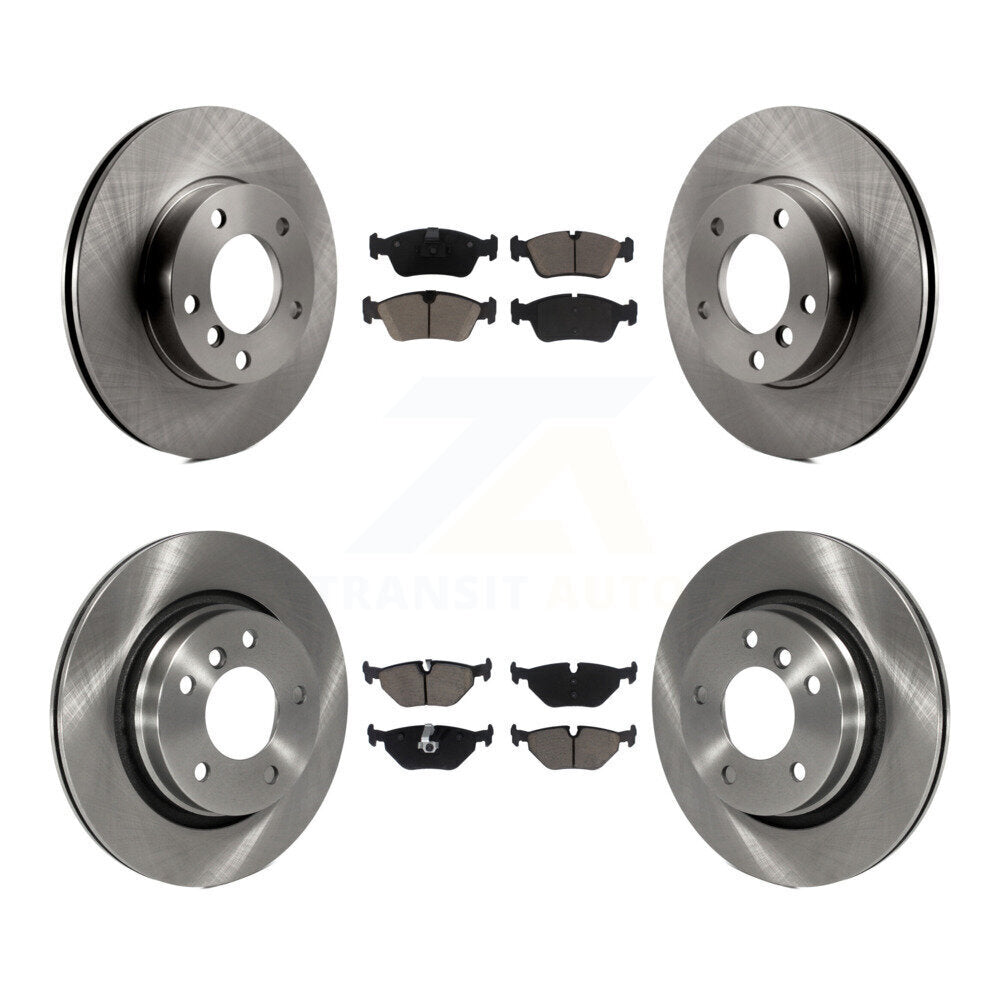 Front Rear Disc Brake Rotors And Ceramic Pads Kit For 1998-1998 BMW 328i 328is