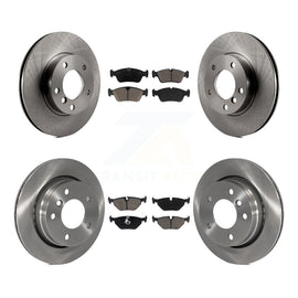 Front Rear Disc Brake Rotors And Ceramic Pads Kit For BMW 323i 323Ci 328i