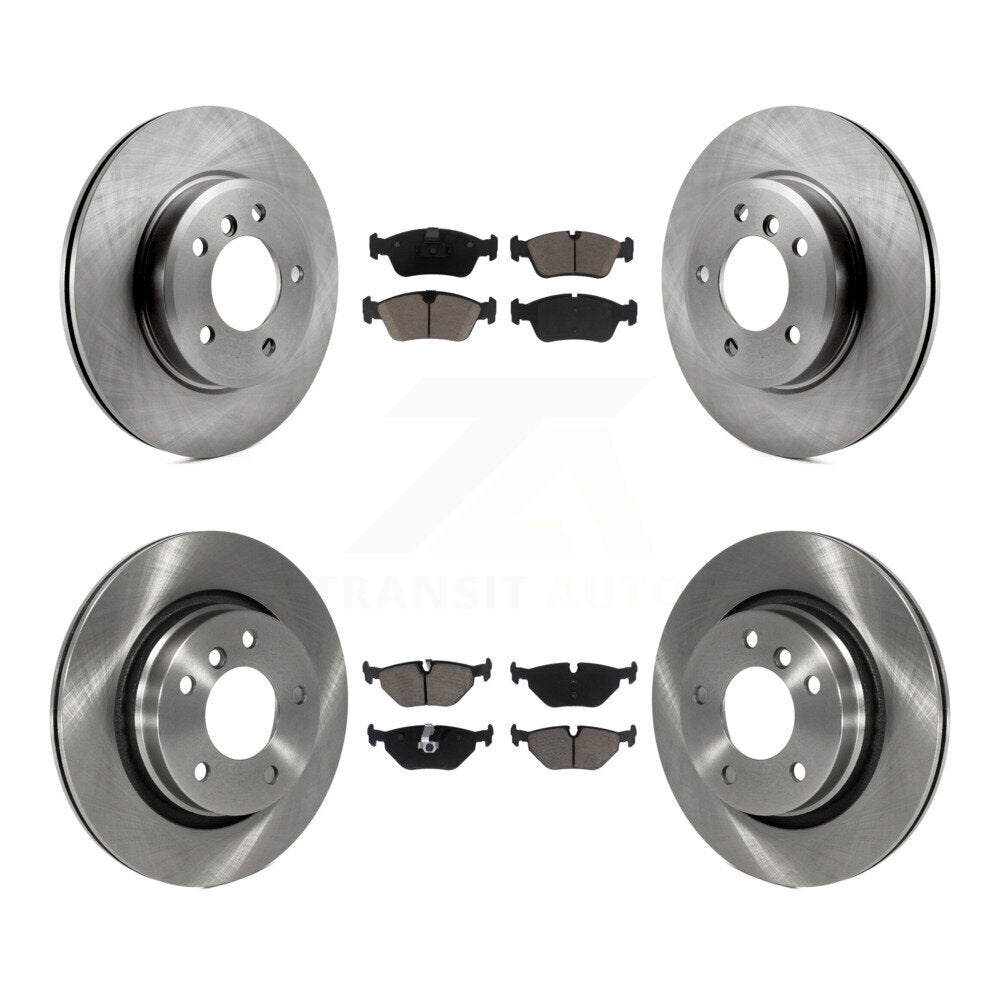 Front Rear Brake Rotors Ceramic Pad Kit For BMW 325i 325Ci 323i 328i 323Ci 328Ci