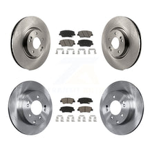 Charger l'image dans la galerie, Front Rear Disc Brake Rotors And Ceramic Pads Kit For Hyundai Azera