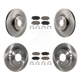 [Front+Rear] 2016-2017 Hyundai Azera Limited Premium OE Brake Rotors & Ceramic Pads Kit For Max Braking