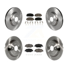 Charger l'image dans la galerie, Front Rear Disc Brake Rotors And Ceramic Pads Kit For Honda CR-V