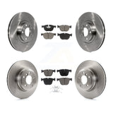 Front Rear Disc Brake Rotors And Ceramic Pads Kit For BMW X5 X6