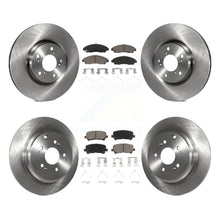 Charger l'image dans la galerie, Front Rear Disc Brake Rotors And Ceramic Pads Kit For Honda Pilot Acura MDX ZDX