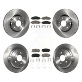 Front Rear Disc Brake Rotors And Ceramic Pads Kit For Honda Pilot Acura MDX ZDX
