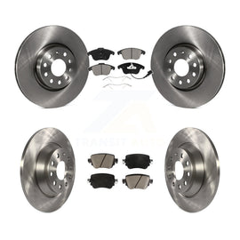 [Front+Rear] 2016-2018 Audi Q3 Quattro Premium OE Brake Rotors & Ceramic Pads Kit For Max Braking