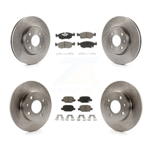 Charger l'image dans la galerie, Front Rear Disc Brake Rotors And Ceramic Pads Kit For Fiat 500