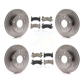 Front Rear Disc Brake Rotors Ceramic Pad Kit For Cadillac Eldorado Buick Riviera