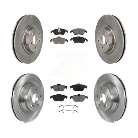[Front+Rear] 2010-2011 Mercedes-Benz E550 Coupe Premium OE Brake Rotors & Ceramic Pads Kit For Max Braking