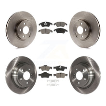Load image into Gallery viewer, Front Rear Disc Brake Rotors And Ceramic Pads Kit For Mercedes-Benz E250