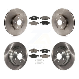 Front Rear Disc Brake Rotors And Ceramic Pads Kit For Mercedes-Benz E250