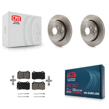 Load image into Gallery viewer, Rear Disc Brake Rotors And Ceramic Pads Kit For Hyundai Genesis Coupe