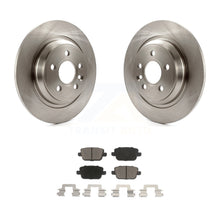 Load image into Gallery viewer, Rear Brake Rotor Ceramic Pad Kit For 08-11 Volvo S80 With Electric Parking