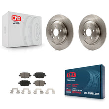Charger l'image dans la galerie, Rear Brake Rotor Ceramic Pad Kit For 08-11 Volvo S80 With Electric Parking