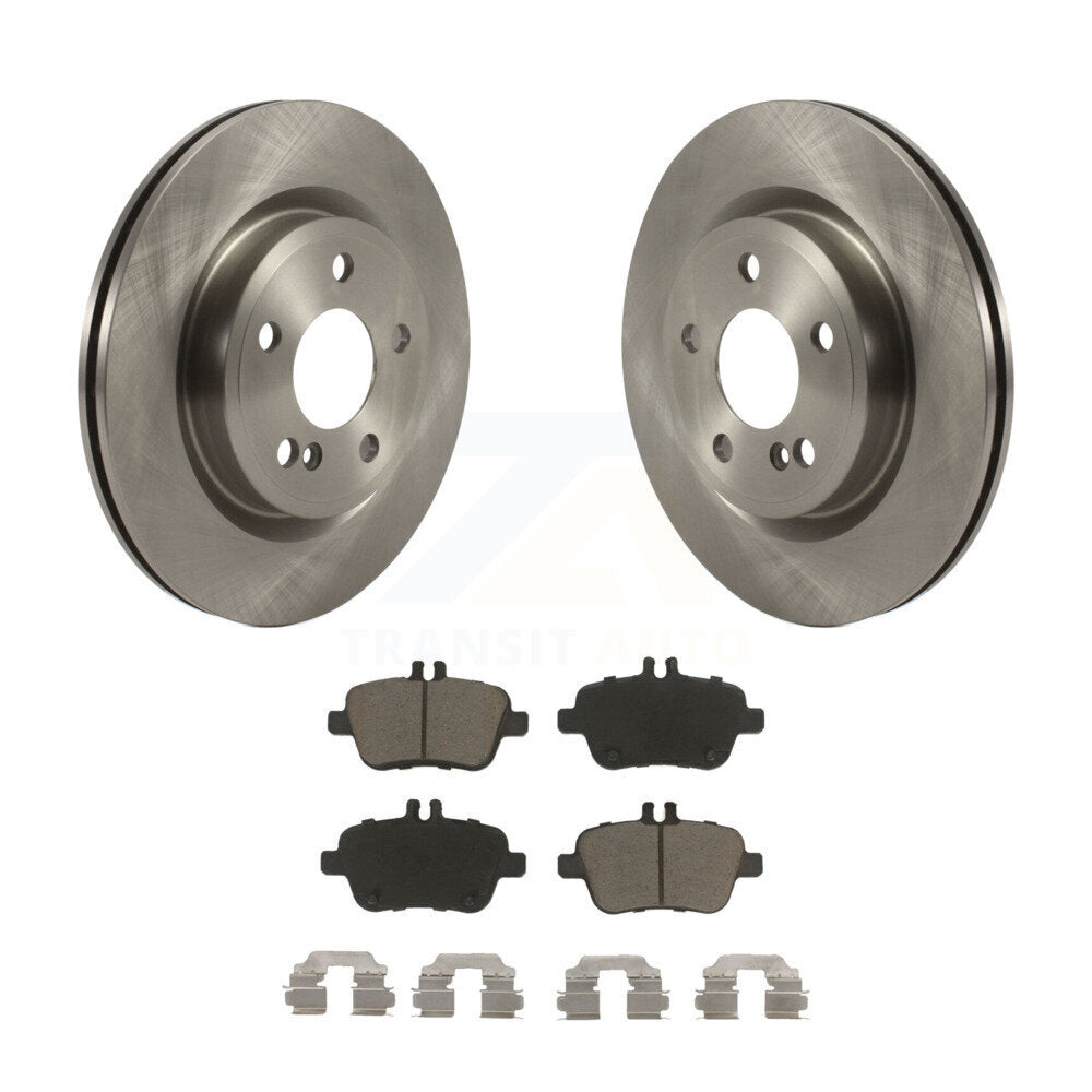 Rear Brake Rotor & Ceramic Pad Kit For Mercedes-Benz GLA250 CLA250 INFINITI QX30