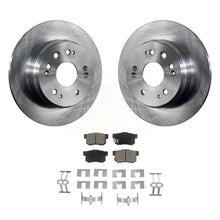 Charger l&#39;image dans la galerie, Rear Disc Brake Rotors And Ceramic Pads Kit For 2002-2004 Honda CR-V