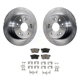 [Rear] 2002-2004 Honda CR-V Premium OE Brake Rotors & Ceramic Pads Kit For Max Braking