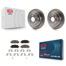 Charger l'image dans la galerie, Rear Disc Brake Rotors And Ceramic Pads Kit For Subaru Forester Impreza