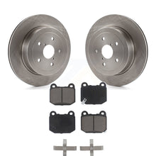 Charger l&#39;image dans la galerie, Rear Disc Brake Rotors And Ceramic Pads Kit For Subaru Impreza